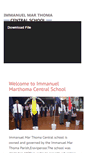 Mobile Screenshot of immanuelmarthomacentralschool.com
